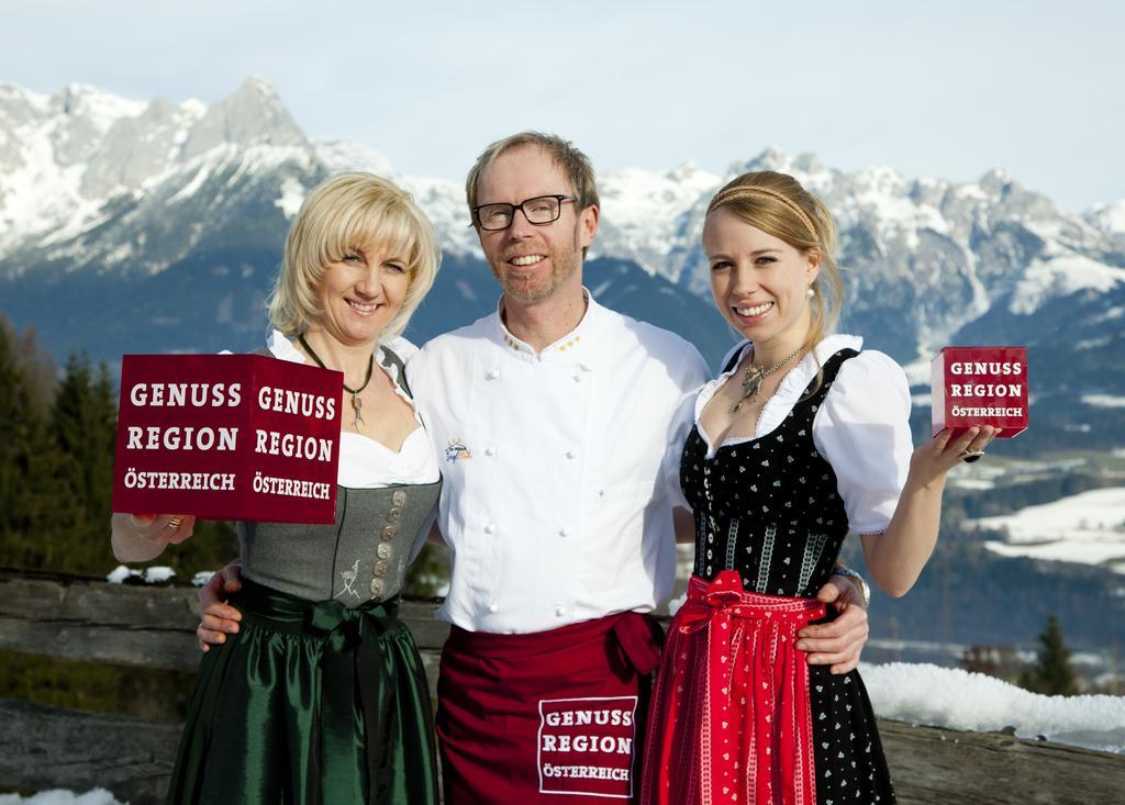 Hotel Und Alpen Apartments Mit Sauna - Buerglhoeh Bischofshofen Extérieur photo